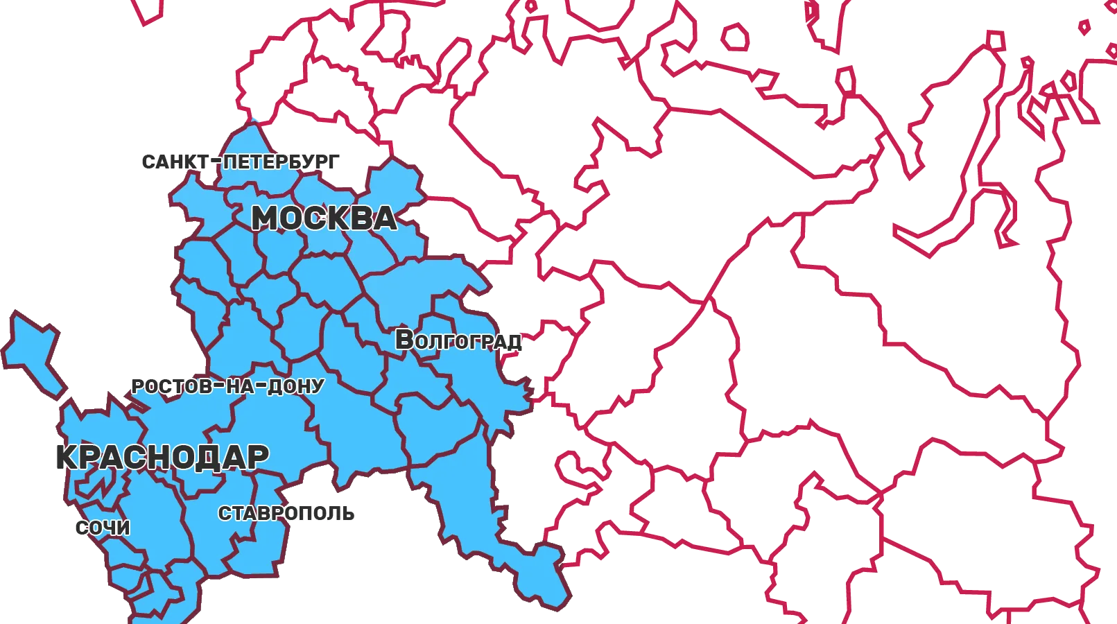 Карта в Пятигорске